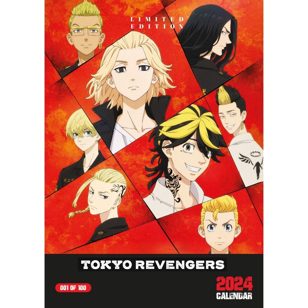 TV Anime Tokyo Revengers 2024 A2 Size Wall Calendar CL-028 Japan NEW