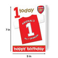Arsenal FC 'No. 1 Dribbler!' 1st Birthday Card