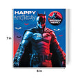 Batman Birthday Card With Badge