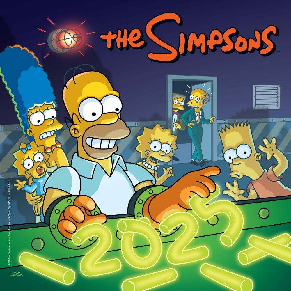 THE SIMPSONS 2025 SQUARE CALENDAR Danilo Promotions