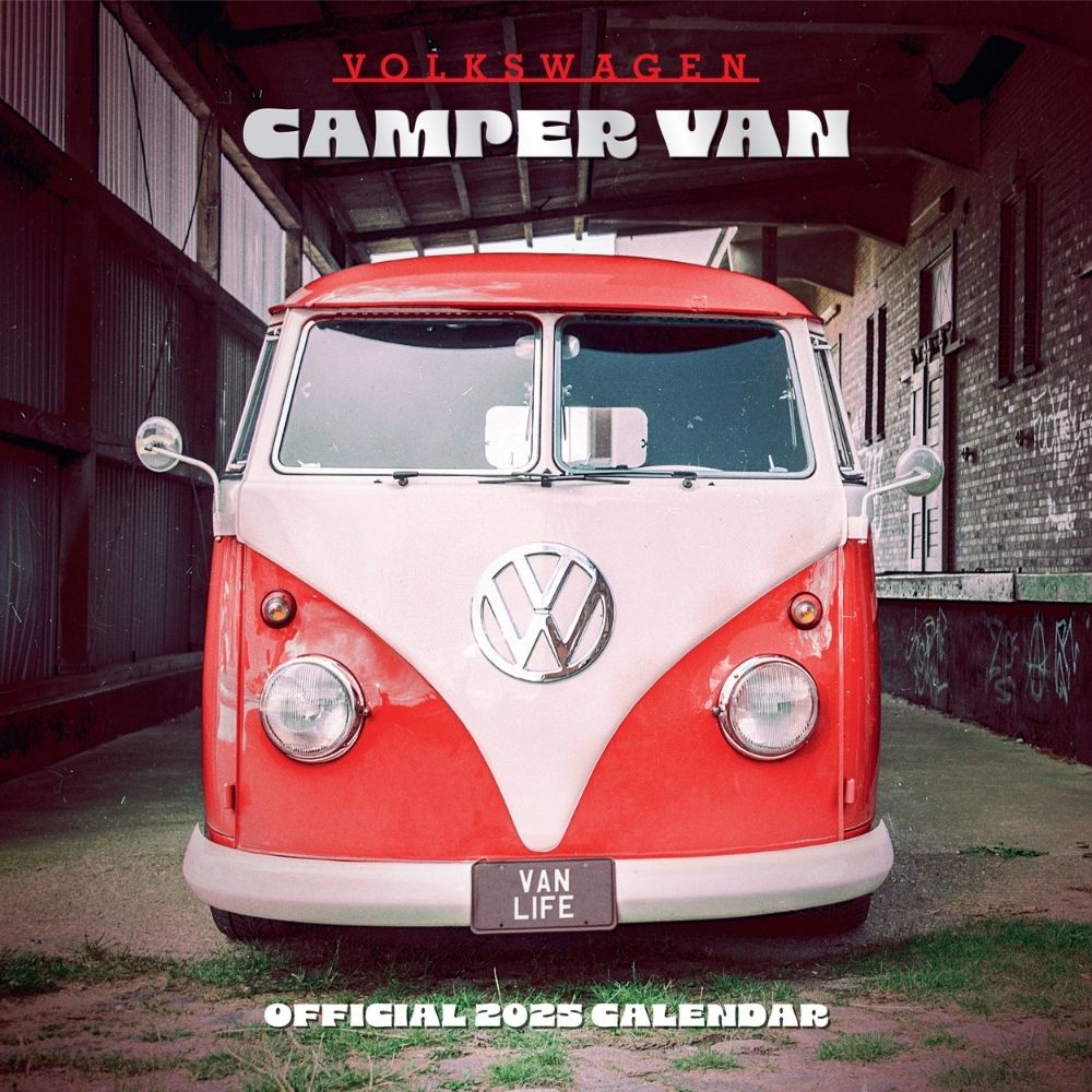 VW CAMPERVANS 2025 SQUARE CALENDAR Danilo Promotions