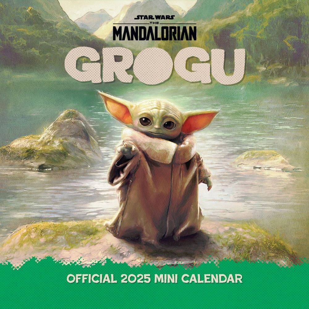 STAR WARS THE MANDALORIAN GROGU 2025 MINI CALENDAR Danilo Promotions