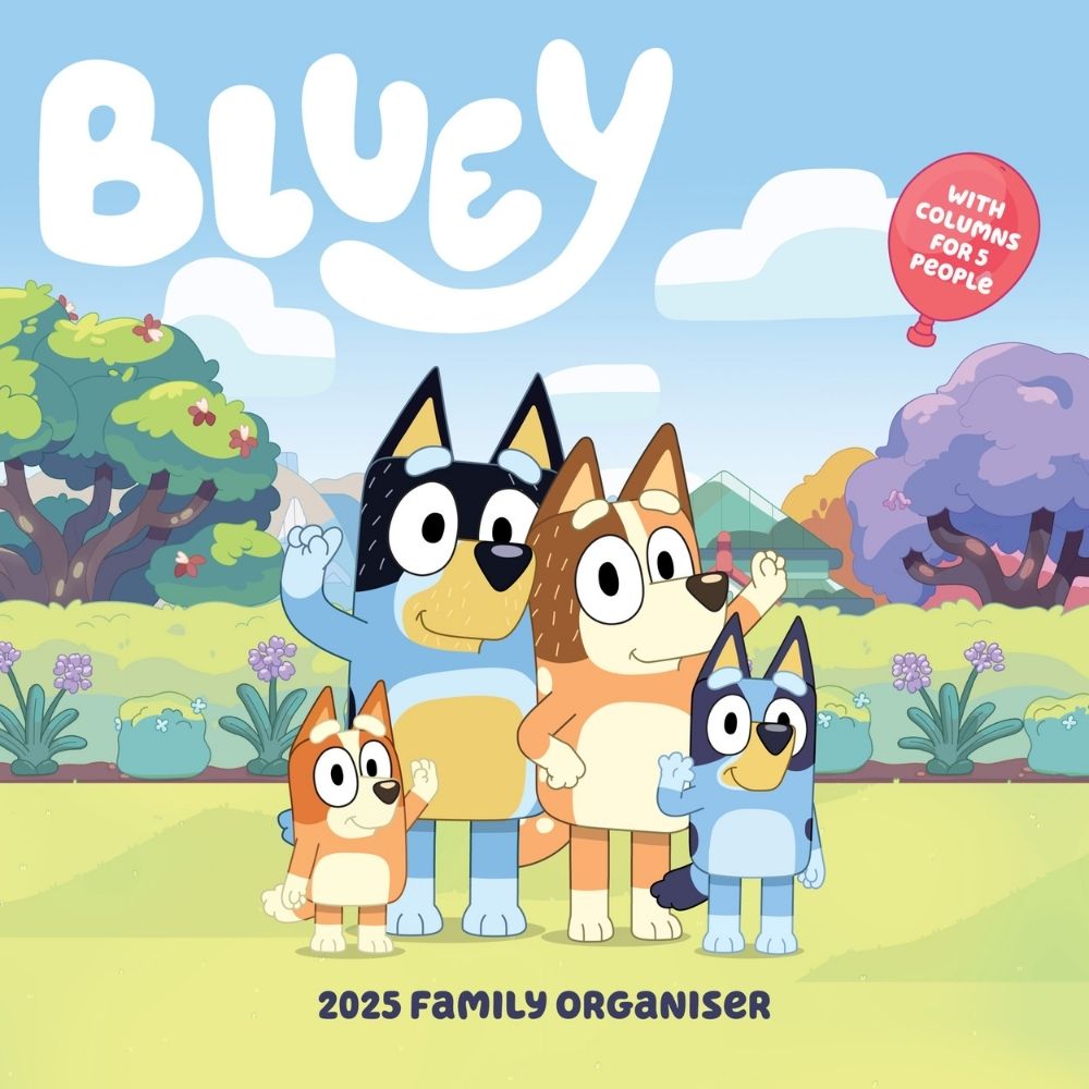 BLUEY 2025 FAMILY ORGANISER CALENDAR Danilo Promotions