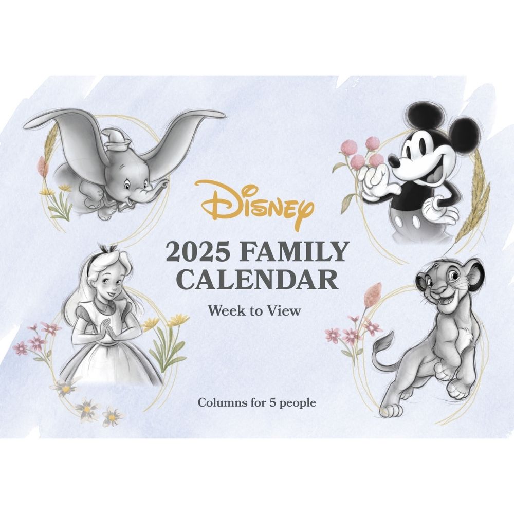 DISNEY HERITAGE 2025 A4 FAMILY ORGANISER Danilo Promotions