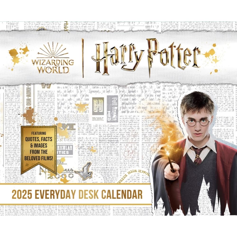 HARRY POTTER MOVIE 2025 DESK BLOCK CALENDAR Danilo Promotions