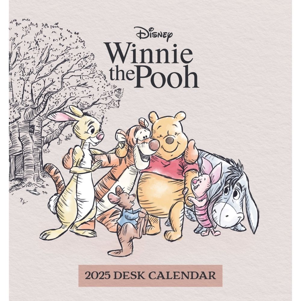 DISNEY WINNIE THE POOH 2025 DESK EASEL CALENDAR Danilo Promotions