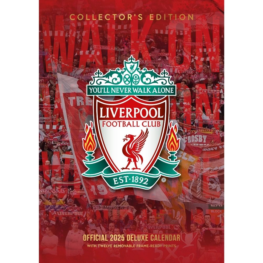 LIVERPOOL FC 2025 A3 DELUXE CALENDAR Danilo Promotions