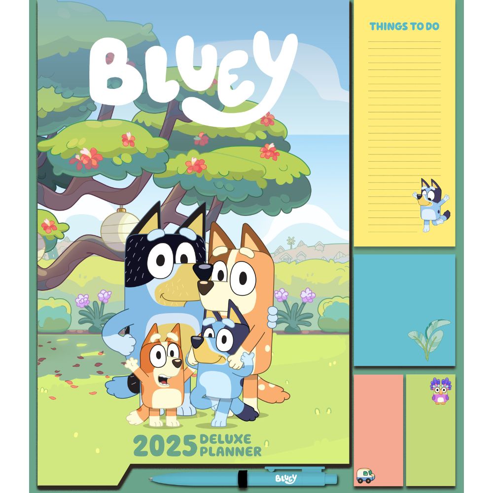 BLUEY 2025 DELUXE PLANNER Danilo Promotions