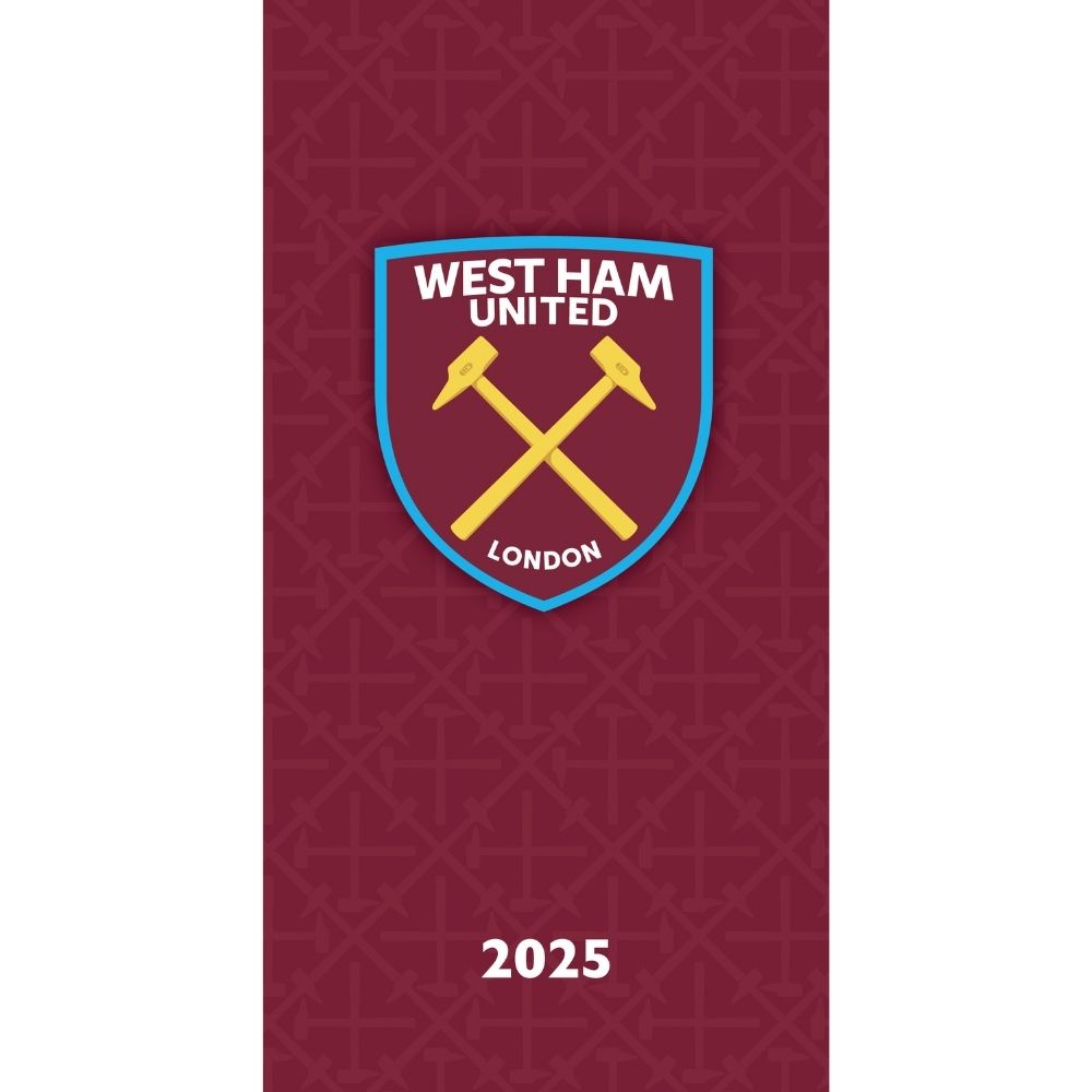 WEST HAM UNITED FC 2025 SLIM DIARY Danilo Promotions