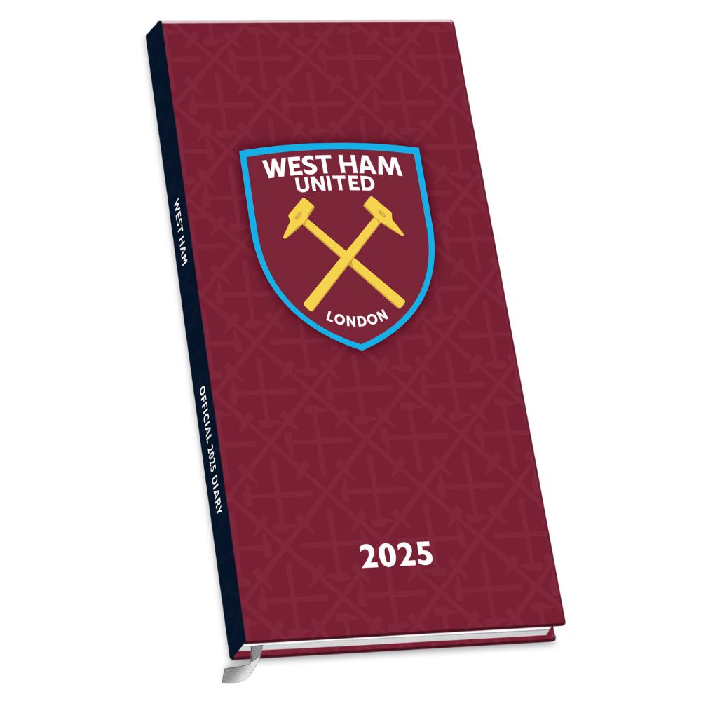 WEST HAM UNITED FC 2025 SLIM DIARY Danilo Promotions