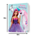 Barbie '4 Today' 4th Birthday Card