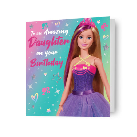 Barbie Fairy 'Amazing Daughter' Birthday Card