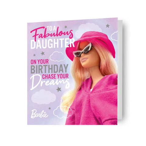 Barbie 'Fabulous Daughter' Birthday Card