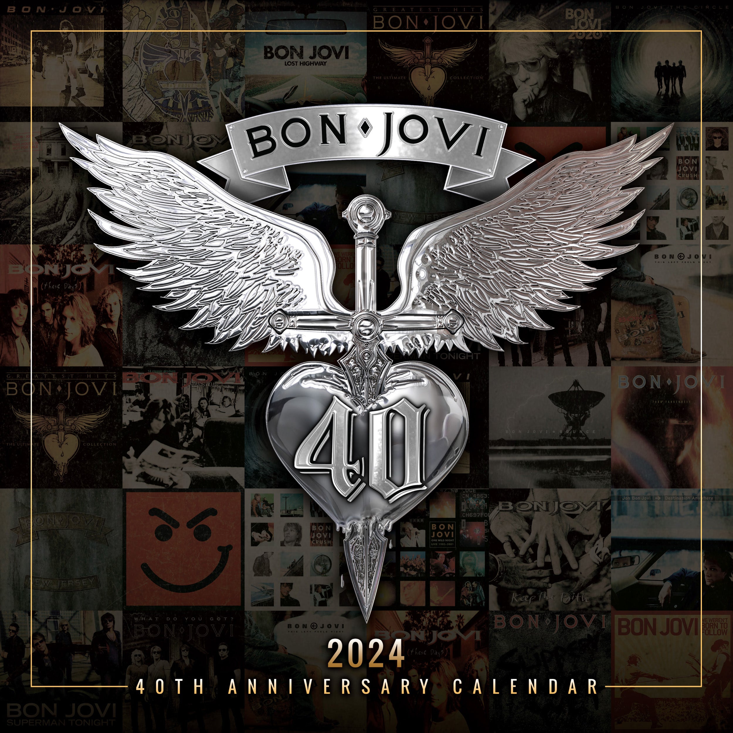 Bon Jovi 2024 Square Calendar Danilo Promotions