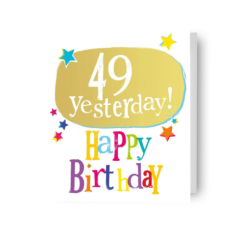Brightside 50th Birthday Card