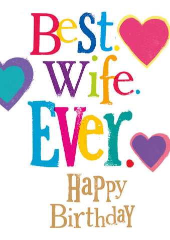 Brightside 'Best Wife Ever' Birthday Card