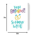 Brightside 'You Got Engaged' Happy Engagement Card