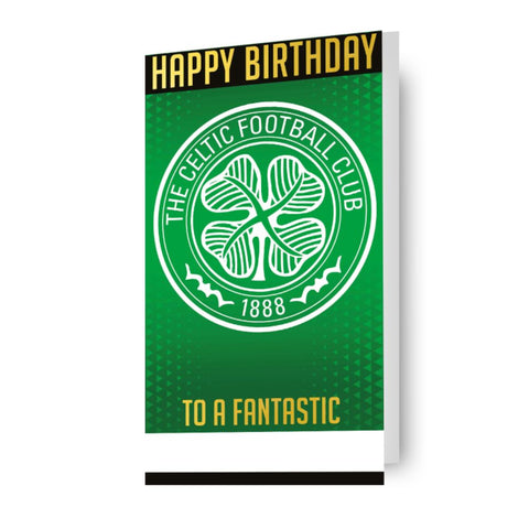Celtic FC Personalise Any Relation With Included Sticker Sheet Birthday Card