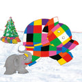 Elmer The Patchwork Elephant Granddaughter Christmas Card