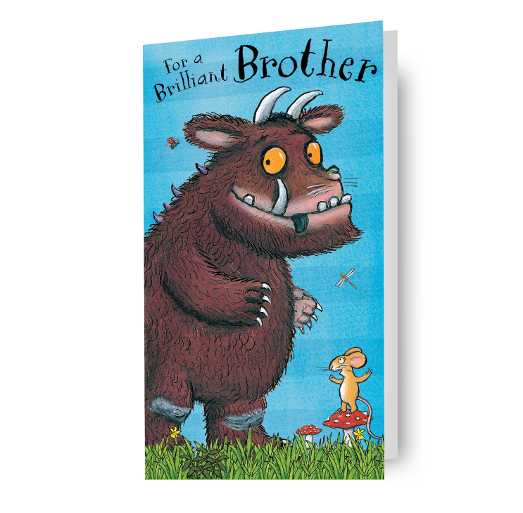 The Gruffalo Geburtstagskarte Für Kinder - Offiziell Lizenziert, Mit Passendem Umschlag