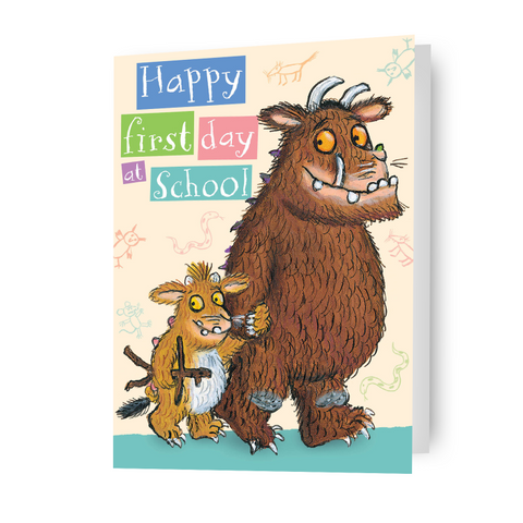 The Gruffalo 'Happy First Day At School' Card