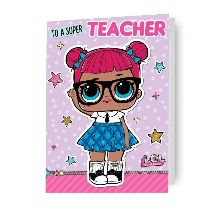 LOL Surprise Thank You Teacher Card Danilo Promotions