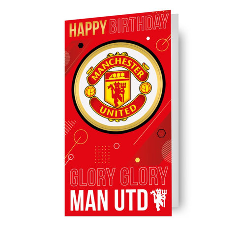 Manchester United FC Crest Birthday Card