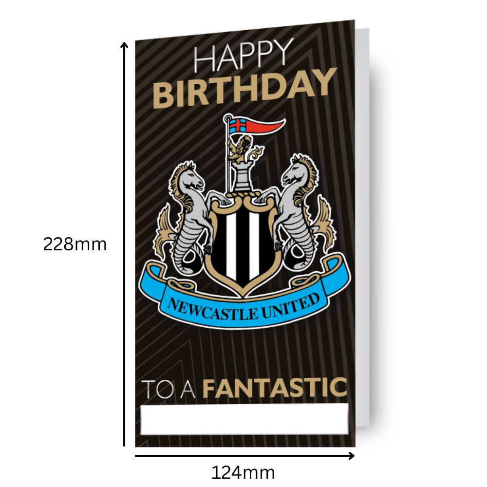 Newcastle United FC Birthday Card Danilo Promotions