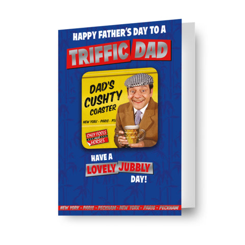 Only Fools & Horses 'Cushty Coaster' Father's Day Card
