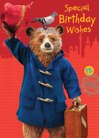 Paddington Bear ' Special Birthday wishes' Birthday Card