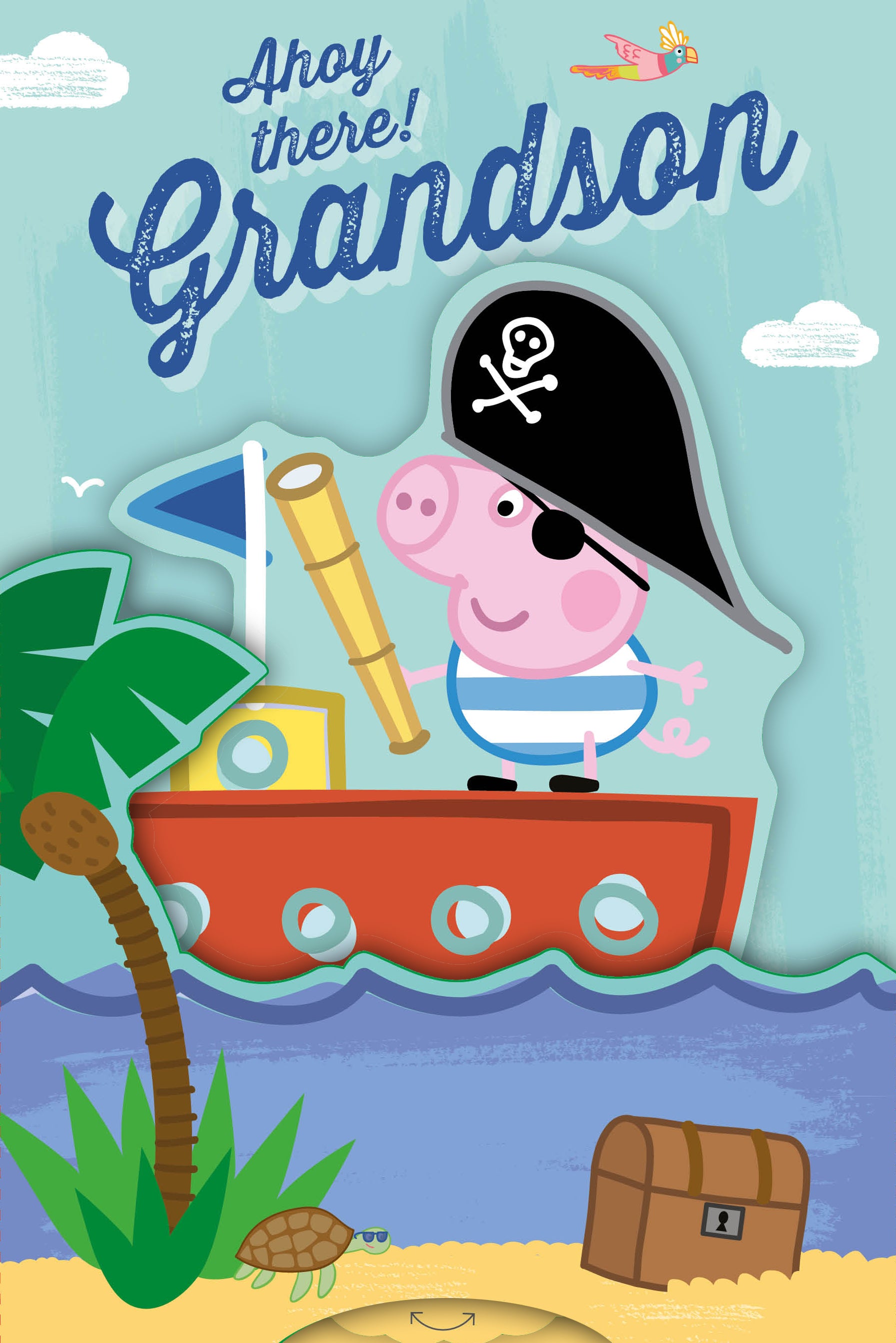 Biglietto di Auguri di Buon Compleanno Peppa Pig - 2 anni - 100