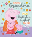 Peppa Pig 'Lovely Grandma' Birthday Card