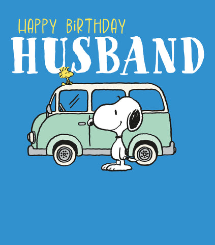 Peanuts Snoopy Husband Birthday Card