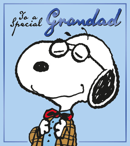Peanuts Snoopy Grandad Birthday Card