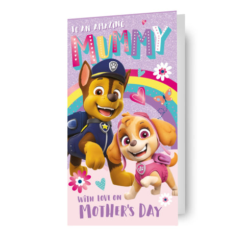 Paw Patrol 'Amazing Mummy' Mother's Day Card