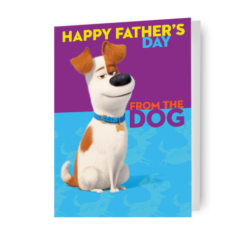 The Secret Life of Pets Father's Day Card From The Dog