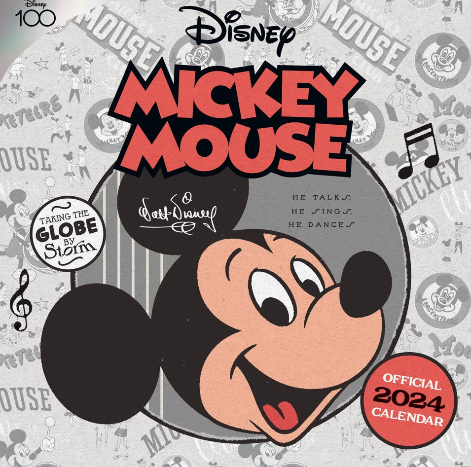 Mickey Mouse Classic 2024 Square Calendar Danilo Promotions