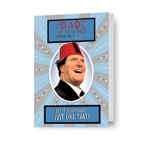 Tommy Cooper 'Perfect Gift' Father's Day Card