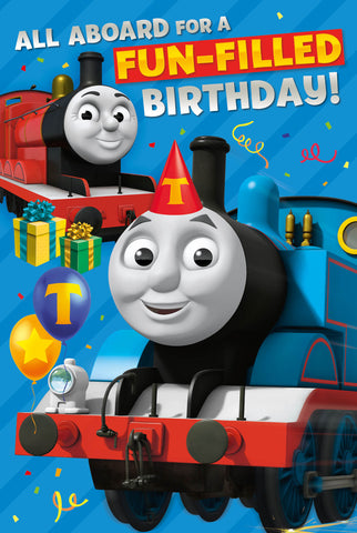 Kids Birthday Card Thomas the Tank Engine