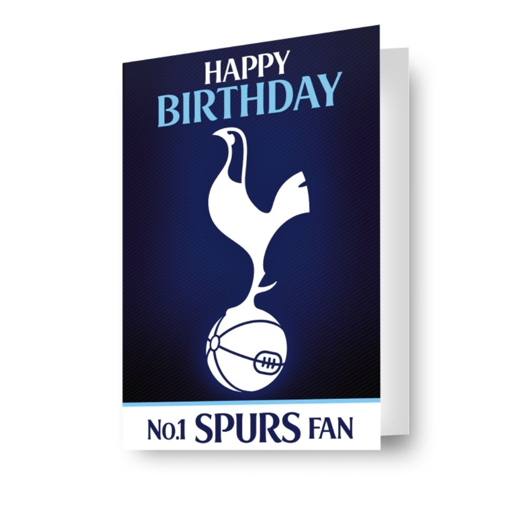 Tottenham Hotspurs Happy Birthday Card