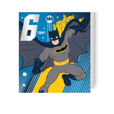 Batman Age 6 Birthday Card