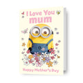 Despicable Me Minions 'I Love You' Personalised Mother's Day Card