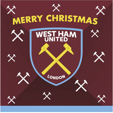 West Ham FC Christmas Card