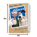 Wallace & Gromit Father's Day Card 'From Both Of Us'