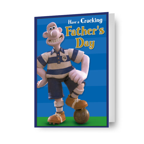 Wallace & Gromit Blue Kit 'Cracking' Father's Day Card