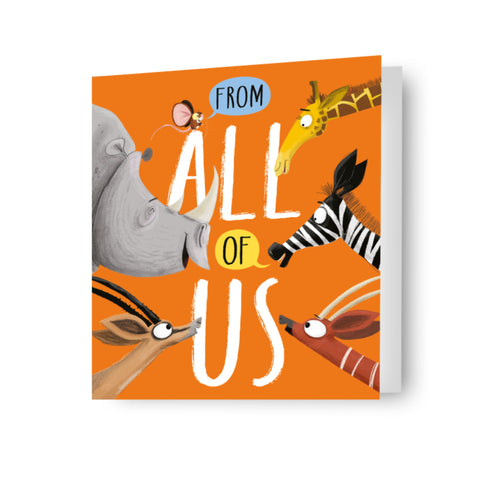 The World Of Rachel Bright and Jim Field 'From All Of Us' Blank Card