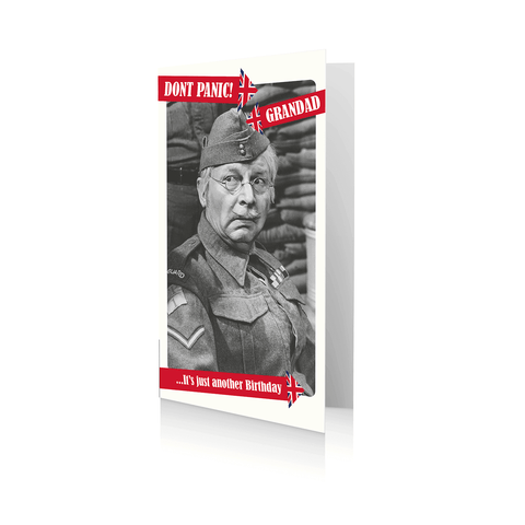 Dad's Army Grandad Birthday Card an Official Dad's Army Product