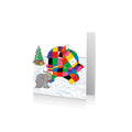 Elmer The Patchwork Elephant Granddaughter Christmas Card an Official Elmer the Patchwork Elephant Product