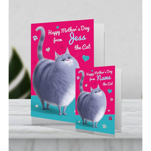 'From the Cat' Mother's Day Personalised Giant Card by Secret Life Of Pets an Official The Secret Life of Pets Product