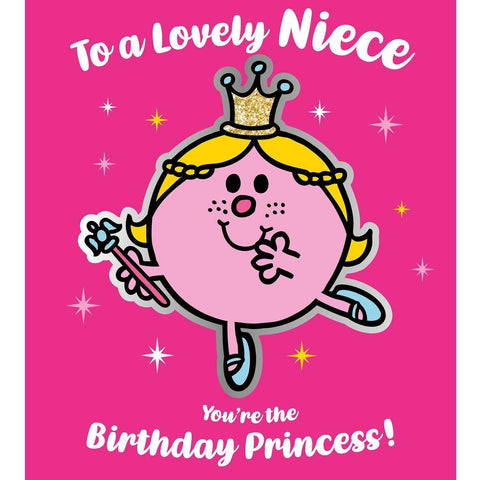 Little Miss Birthday Card For Niece, Officially Licensed Product an Official Little Miss Product